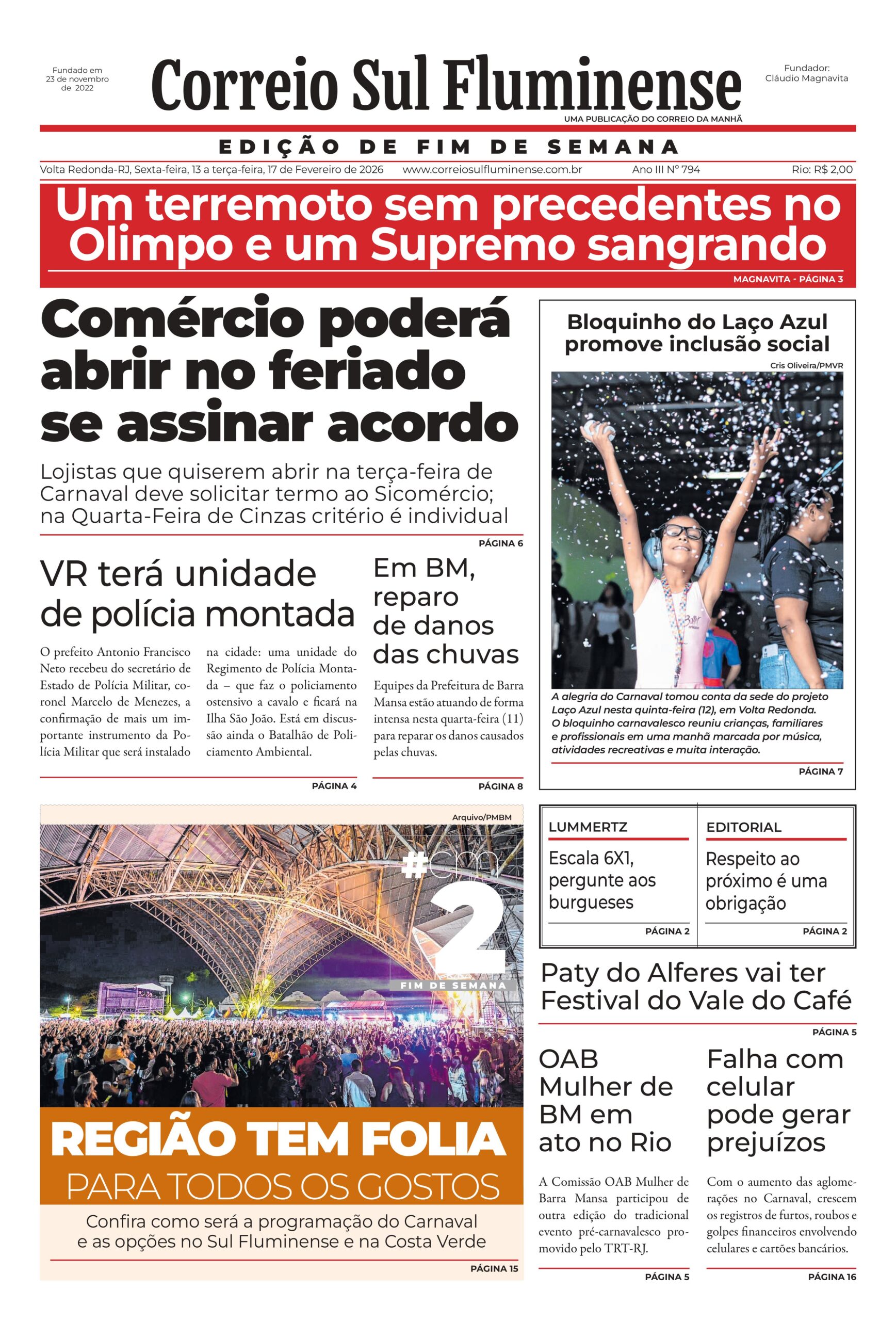 CSF 794 - Sexta-feira, 13 a terça-feira, 17 de Fevereiro de 2026-imagens-0