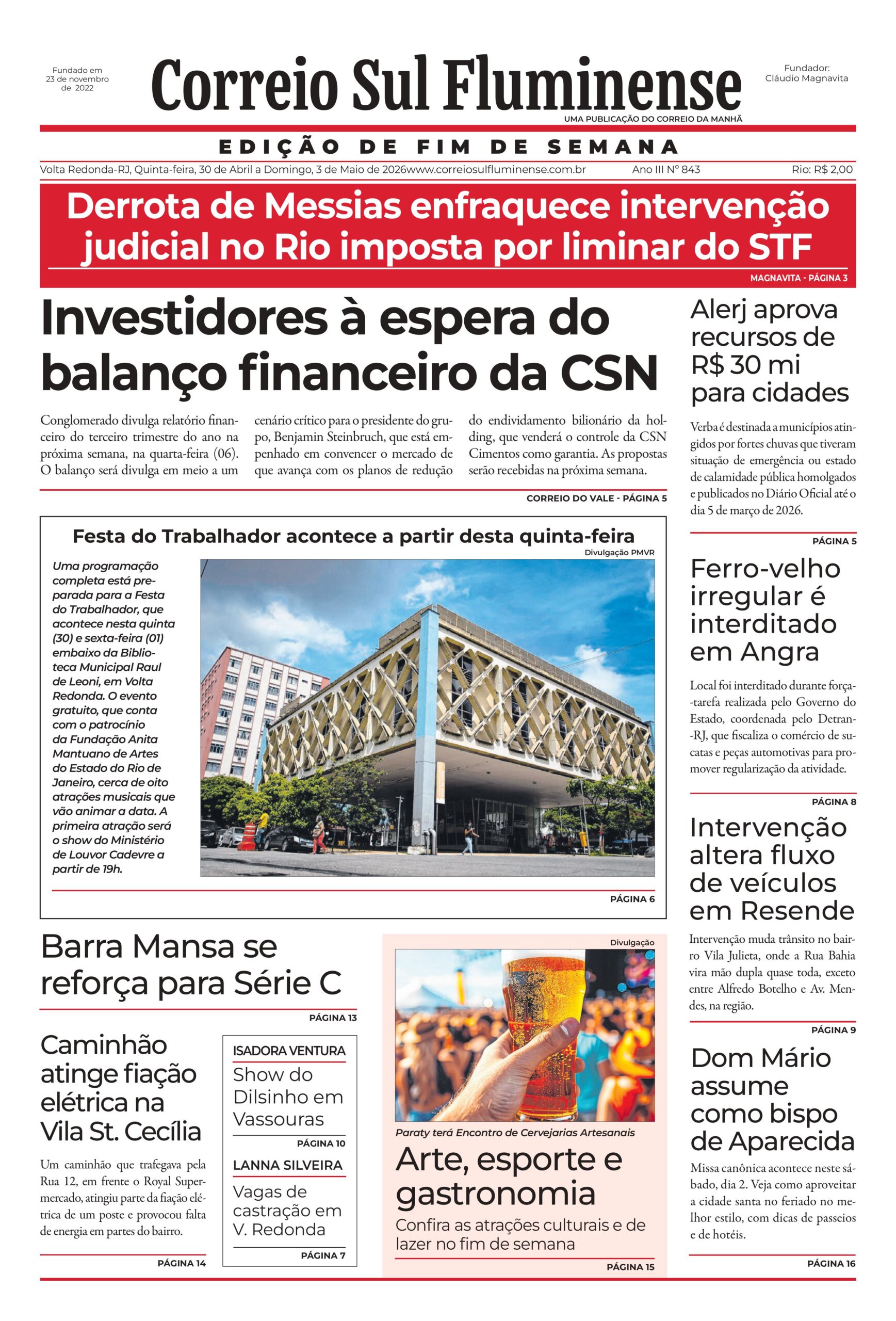 CSF-1- Quinta-feira, 30 de Abril a Domingo, 3 de Maio de 2026-imagens-0