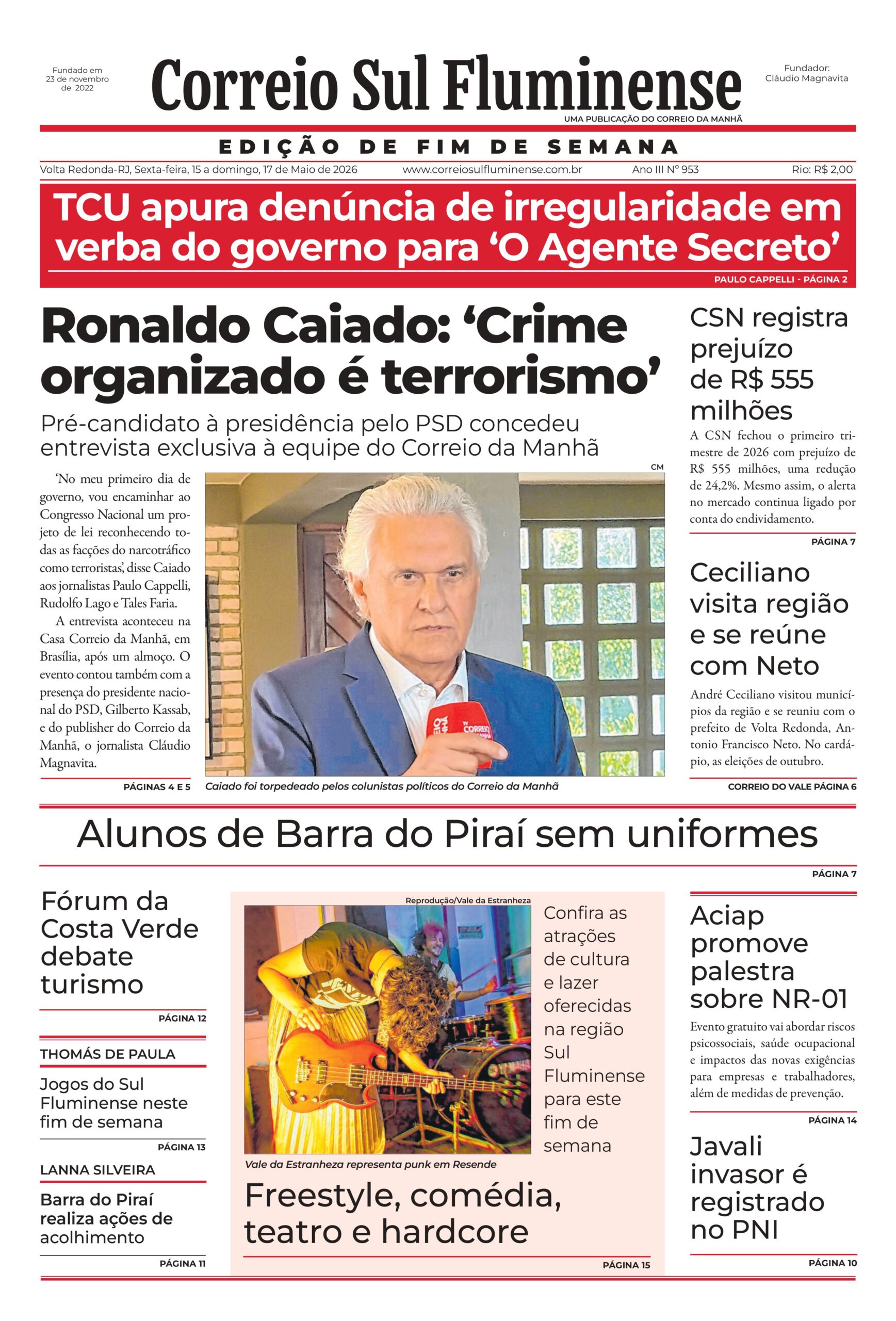 CSF-1- Sexta-feira, 15 a domingo, 17 de Maio de 2026-imagens-0